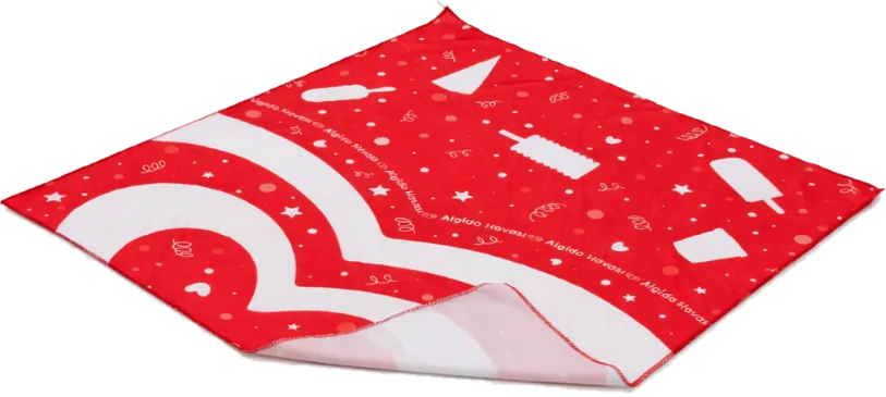Kolilenmeye hazır baskılı bandana partisi